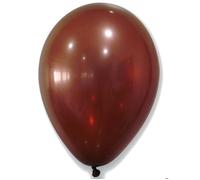 Décos et animations - 50 Ballons marron métallisés 30 cm