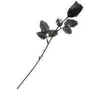 DEGUISE TOI - Rose noire - 1 Rose - Taille Unique - Noir - Decoration/Animation - - - Halloween-carnaval