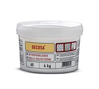 DECOSA Colle Polystyrène - blanc - seau 4 kg - 1 seau