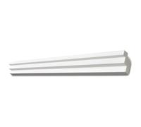 DECOSA Moulure pour ruban LED G36 - polystyrène - blanc - 38 x 48 mm - long. 2 m - 5 pces (=10 m)