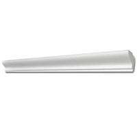 DECOSA Moulure pour ruban LED G37 - polystyrène - blanc - 33 x 41 mm - longueur 2 m - 5 pièces (=10 m)