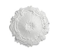 DECOSA Rosace Eleonora Ø 41 cm - polystyrène - blanc - 1 pièce