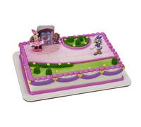 DecoSet Disney Minnie Mouse Happy Helpers Cake Topper Ensemble de décoration de gâteau 4 pièces avec Minnie Mouse et Daisy Duck