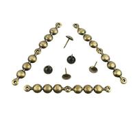 decotacks® Clous d'ameublement en laiton antique, bandes de 10,2 cm de long, diamètre de la tête de 1,1 cm, couvre 6 m DX0511AB-S6M