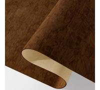 Decotalk Papier Peint Adhesif Velours Brun 40X500cm Autocollant Meuble Rouleau Adhesif Decoratif Velours Feutrine Autocollante Adhésif Décoratif DIY Comptoir Armoire Film Adhésif Chambre Meuble