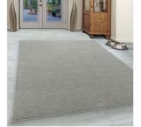 DecoTappi Tapis modernes design Crème 240 x 340 cm salon cuisine chambre à courts poils optique Gabbeh uni