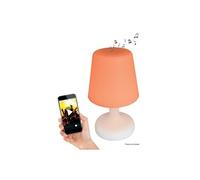 Lexibook Lampe de bureau LED Decotech BTL030 – Enceinte Bluetooth, port audio jack, blanc/jaune