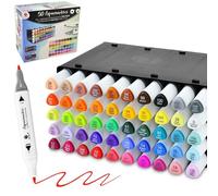 Décotime Coffret de 50 marqueurs pour dessins qualité PRO