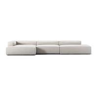 Decotique Grand Canapé 5 Places Extrémité Ouverte Droite Moonwhite