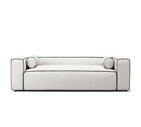 Decotique Grand Hue Canapé 2 Places Steam/Blanc/Gris Graphite