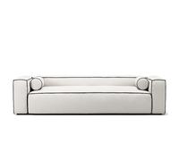 Decotique Grand Hue Canapé 3 Places Steam/Blanc/Gris Graphite