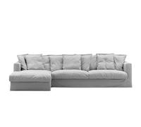 Decotique Le Grand Air Canapé 3 Places Méridienne Gauche Gris Clair