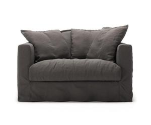 Decotique Le Grand Air Love Seat Fauteuil Granit Fumé