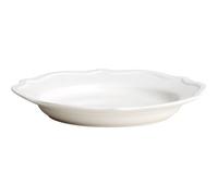 Decotique Violette Plat de Service 20 cm Blanc