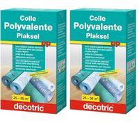 decotric Colle polyvalente Déco 200g | excellent collage final | prête en 5 minutes | 200 g pour 5 à 7 rouleaux (Lot de 2)