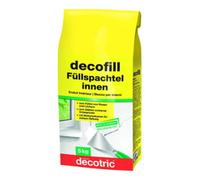 Decotric decofill Enduit de rebouchage 10 kg sac, intérieur decotric Quantité:1