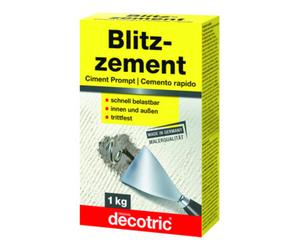 Decotric decotric Ciment rapide 1KG Quantité:1