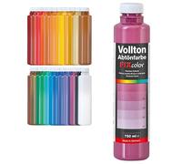 decotric FIXcolor Peinture colorée violette - 750 ml I Peinture à dispersion pour peintures décoratives et matériaux à base d'eau I Haute résistance et rendement