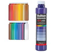 decotric FIXcolor Peinture colorée violette - 750 ml I Peinture à dispersion pour peintures décoratives et matériaux à base d'eau I Haute résistance et rendement