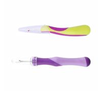 Découd-couseur, extracteur de fils ergonomiques avec capuchon de protection pour couture à la main, décrocheur, tricot, point de croix (vert + violet)