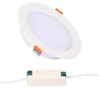 Découpé 110-125mm Ultra Mince LED Plafonnier Anti Vertige 12W Downlights Plafonniers for Bureau Salon Chambre Café Luminaires [Classe énergétique A+] (Color : 6000k)