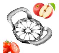 Découpe-Ananas | Outil de Préparation et Découpe pour Cuisine,Compact 2-en-1 Lavable au Lave-vaisselle Dénoyauteur et Trancheur pour Légumes, Fruits, Œufs, 8/12 Pièces Égales