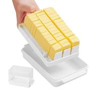 Découpe Beurre | Conteneur Fromage Frigo - Outil Multifonction à Fromage Amovible pour Garde-Manger Réfrigérateur Camping