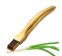Découpe-Ciboulette de Cuisine,Manche Ergonomique Antidérapant | Éminceur d'Oignons Verts de Cuisine | Pour Pomme De Terre Carotte Ménagère Maison Pique-Nique Camping Camion De Restauration