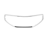 Découpe de grille avant Garniture de Calandre de Pare-chocs Avant, Protection Chromée Couverture de grille avant Découpe de surround de grille avant pour Véhicule 208 2012 - 2015