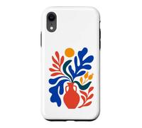 Découpe Florale Abstraite inspirée de Matisse Milieu du siècle Coque pour iPhone XR