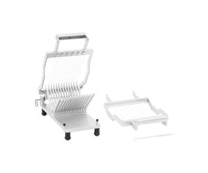 Découpe fromage professionnel - avec 2 cadres de coupe - inox / aluminium - Royal Catering