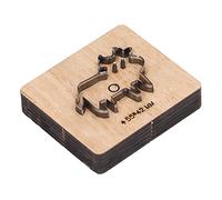 Découpe Matrice Forme Vache, Emporte - pièce Cuir, Alliage Acier 55x42mm - Coupe Précise, Durable, Idéal Bricolage et Artisanat