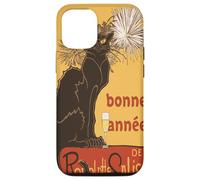 Découpe vectorielle Le Chat Noir Bonne Année Bonne Année Coque pour iPhone 12/12 Pro