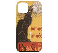 Découpe vectorielle Le Chat Noir Bonne Année Bonne Année Coque pour iPhone 13