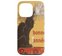 Découpe vectorielle Le Chat Noir Bonne Année Bonne Année Coque pour iPhone 13 Pro