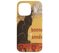 Découpe vectorielle Le Chat Noir Bonne Année Bonne Année Coque pour iPhone 14 Pro Max
