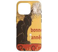 Découpe vectorielle Le Chat Noir Bonne Année Bonne Année Coque pour iPhone 16 Pro