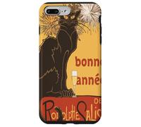 Découpe vectorielle Le Chat Noir Bonne Année Bonne Année Coque pour iPhone 7 Plus/8 Plus