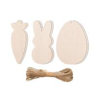 Découpes En Bois De Pâques | Ornements De Pâques En Bois Pour Peindre, Ornement De Découpe En Bois Vierge De Pâques, Coucoue De Bois De Carotte À Œuf De Lapin Pour Pâques | Artisanat Fait À La Main Po