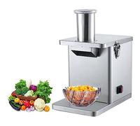 Découpeur de Légumes Électrique, Découpeur de Légumes Commercial 250W Déchiqueteur de Légumes Découpeur Automatique de Pommes de Terre à L'Oignon Processeur Alimentaire Machine à Découper Des Fruits