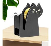 Découpeur de ruban en bois - Distributeur de ruban lourd | Expenseur de ruban d'emballage multifonction 8,7 x 7 x 3,7 cm | Distributeur de ruban vivant pour emballage de chambre à coucher, salle de