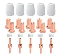 Decoupeur Plasma Parkside Buse Consommables Parkside Tip Buse Plasma Decoupe Electrode Tip Buse Consommable pour Cut 30 40 50 (25 pièces)