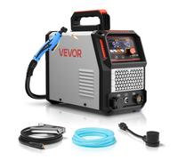 VEVOR Découpeur Plasma, 50 A, Machine de Découpe Plasma 220 V avec Fonction 2T/4T, Onduleur IGBT, Affichage Numérique, Commande Intelligente, Temps PT/PA Réglable pour Réparation à Domicile, Atelier