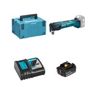 Découpeur-ponceur DTM51ZJ + 1 batterie BL1850B 18V 5Ah + 1 chargeur rapide DC18RC MAKITA