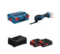 Découpeur-ponceur EXPERT EXOP18V-40 + 2 Batteries EXPERT 4 Ah + 1 Chargeur GAL 12V/18V-80 BOSCH
