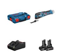 Découpeur-ponceur GOP 12V-28 + 2 batteries 12V 6 Ah + 1 chargeur GAL 12V-40 BOSCH