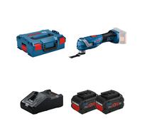 Découpeur-ponceur GOP 18V-34 + 2 batteries Procore 18V 8 Ah + 1 chargeur GAL 18V-160 BOSCH