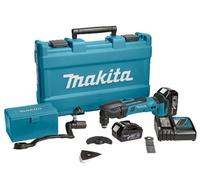 Makita DTM51RFJX1 - Cutter de Meuleuse multifonctions (18 V, 3 Ah, Lithium-Ion, accessoires inclus)