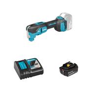 Découpeur-ponceur multifonctions 18V DTM53Z + 1 batterie BL1850B 18V 5 Ah + chargeur rapide DC18RC MAKITA