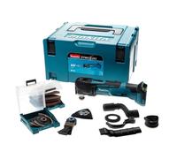 Découpeur/ponceur multifonctions MAKITA DTM51ZJX3 18 V Li-ion (machine seule) dans MAKPAC + kit d'accessoires